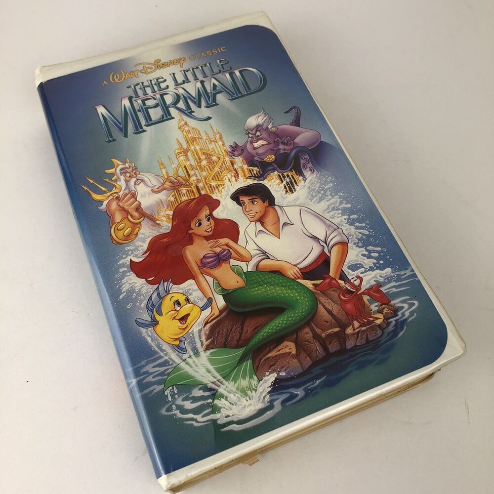 Disney The Little Mermaid (VHS, 1989, Diamond Edition) Banned Cover Art Original